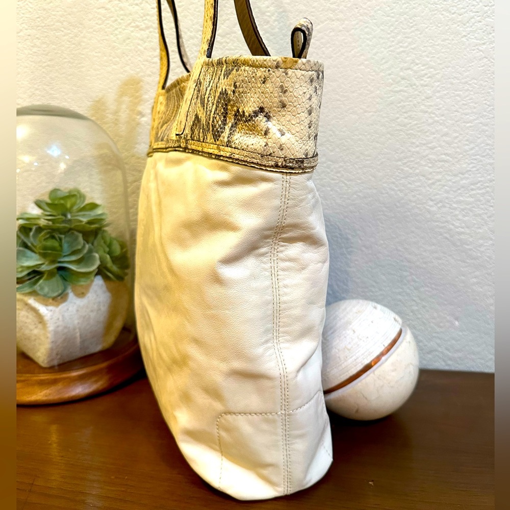Vintage Coach Audrey Python North South Tote Bag/Shoulder Bag - 17043 - Picture 10 of 16